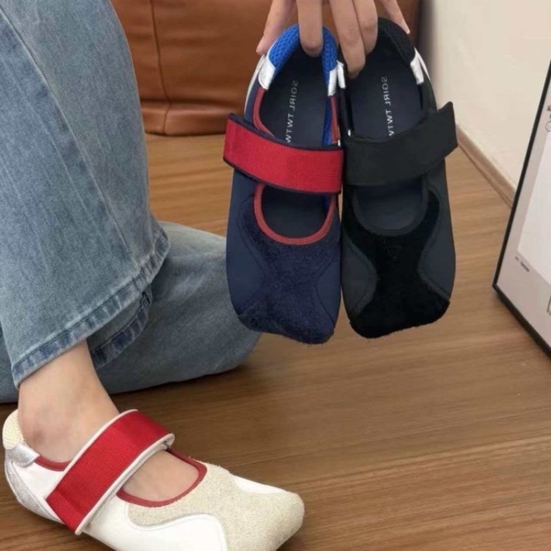Women'S Fashion Velcro Sneakers - 2026 New Square Head Ugly Cute