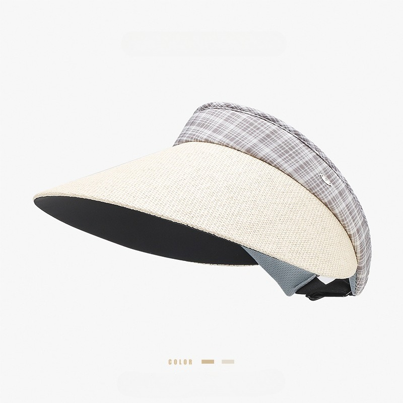 Straw Hat Summer - Women Fashion Sun Hats portable Clip