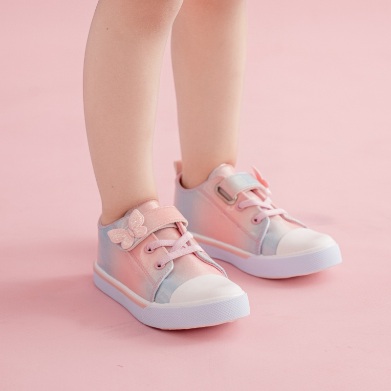 Women'S Fashion Velcro Sneakers - 2026 Fashionable Children Shoes Sequined Girls
