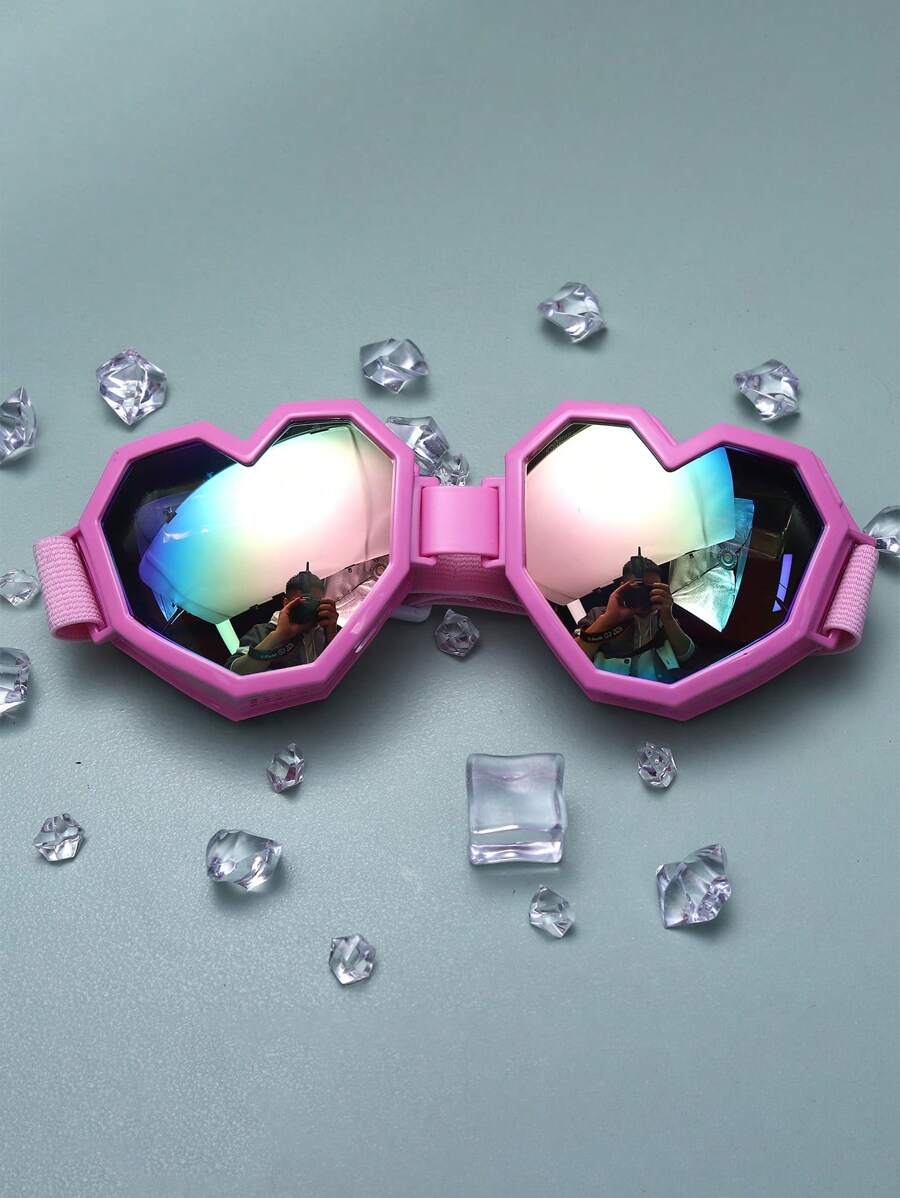 Women'S Fashion Eyeglasses - Oversized Heart-Shaped Fashion Sunglasses For Women