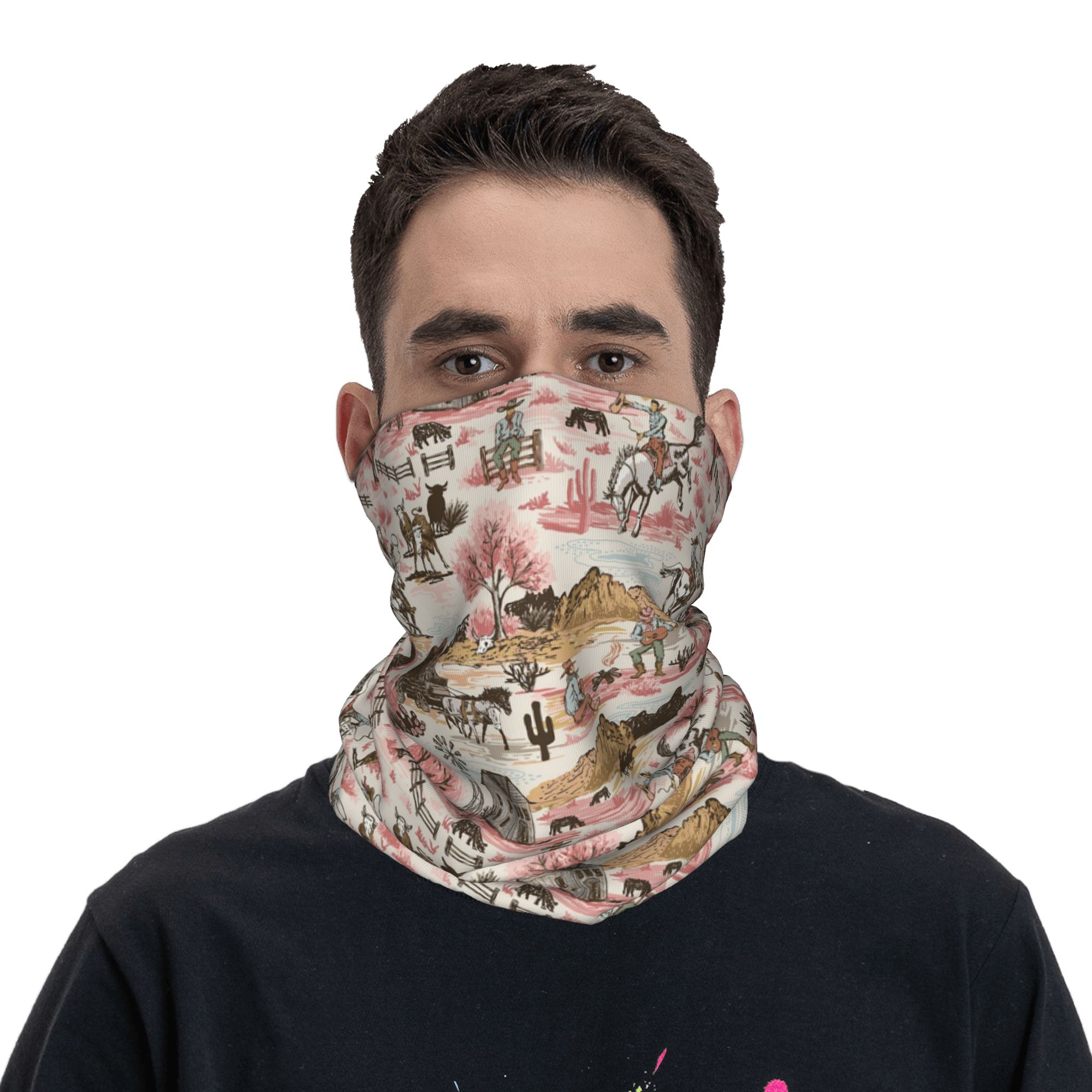 Women'S Fashion Wild West - Wild West Cowboy style Bandana Neck