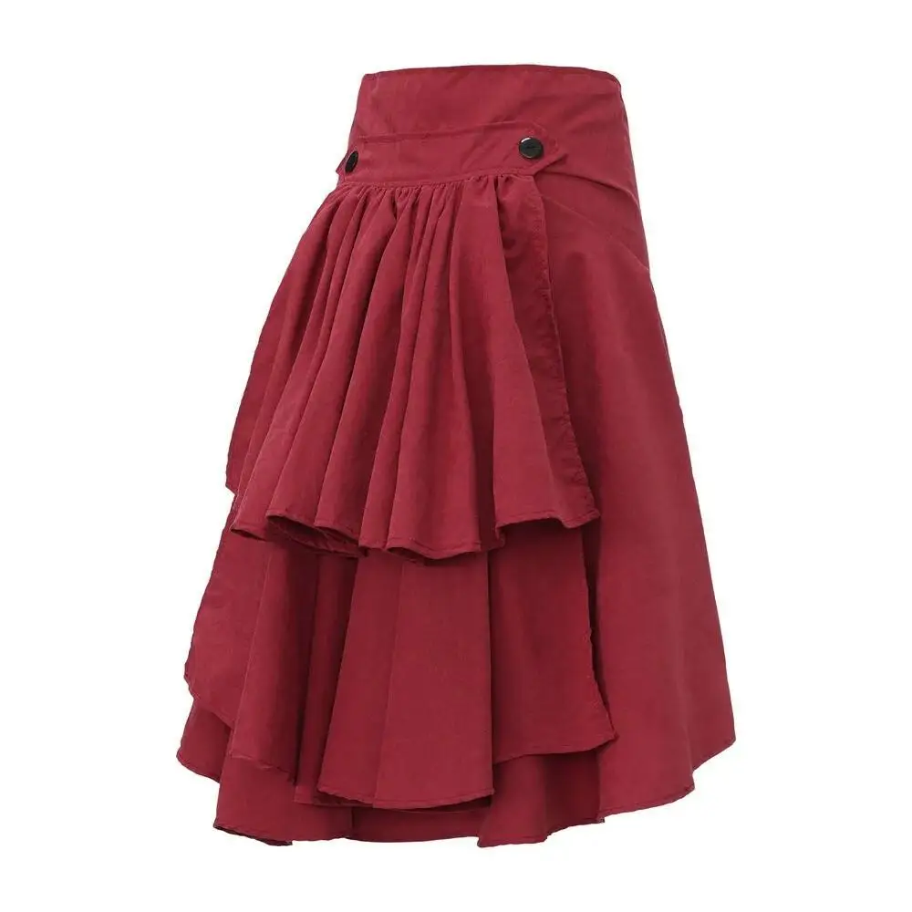women's punk tailcoat Renaissa - огляд і ціна Pleated Skirt Women