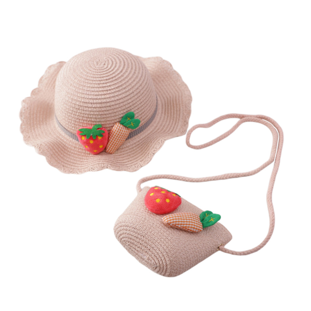 1Set Kids Straw Sun Protection - огляд і ціна Straw Hat Summer