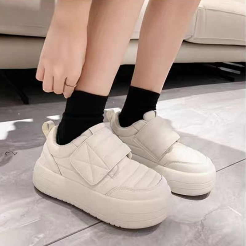 Soft White Tokyo Fashion Warm  - огляд і ціна Women'S Fashion Velcro Sneakers