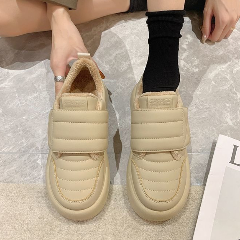 Soft White Tokyo Fashion Warm  - огляд і ціна Women'S Fashion Velcro Sneakers