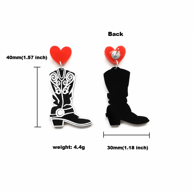 Fashion Black Cowboy Boots Wit - огляд і ціна Women'S Fashion Wild West