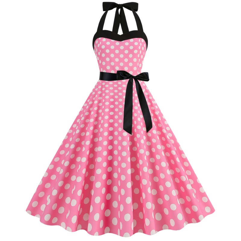 Elegant Women Polka Dot Dress  - огляд і ціна Women'S Fashion Of The 60S