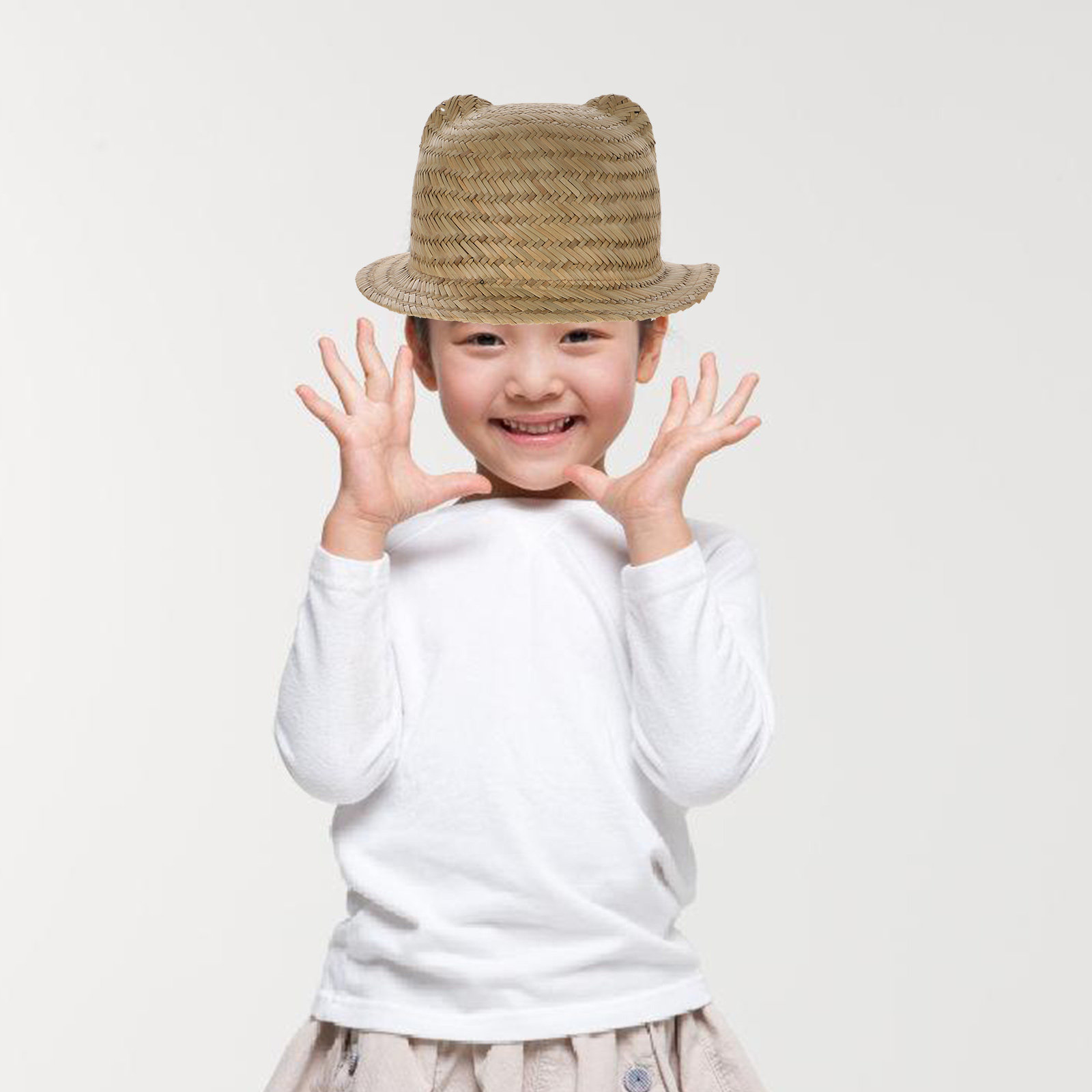 Kids Straw Sun Hat Wide Brim W - огляд і ціна Straw Hat Summer