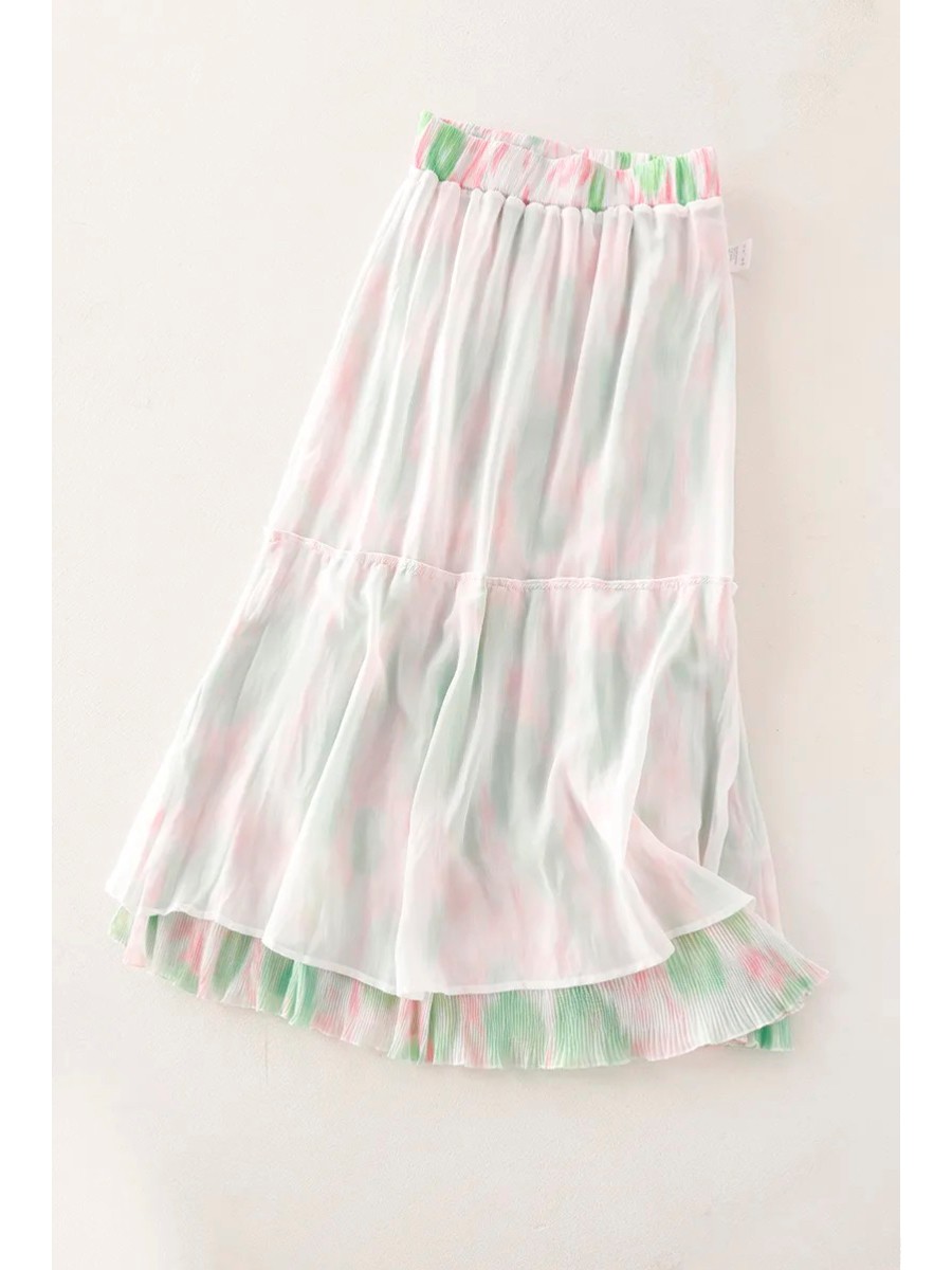 2026 Fashion Sweet Floral Prin - огляд і ціна Pleated Skirt Women