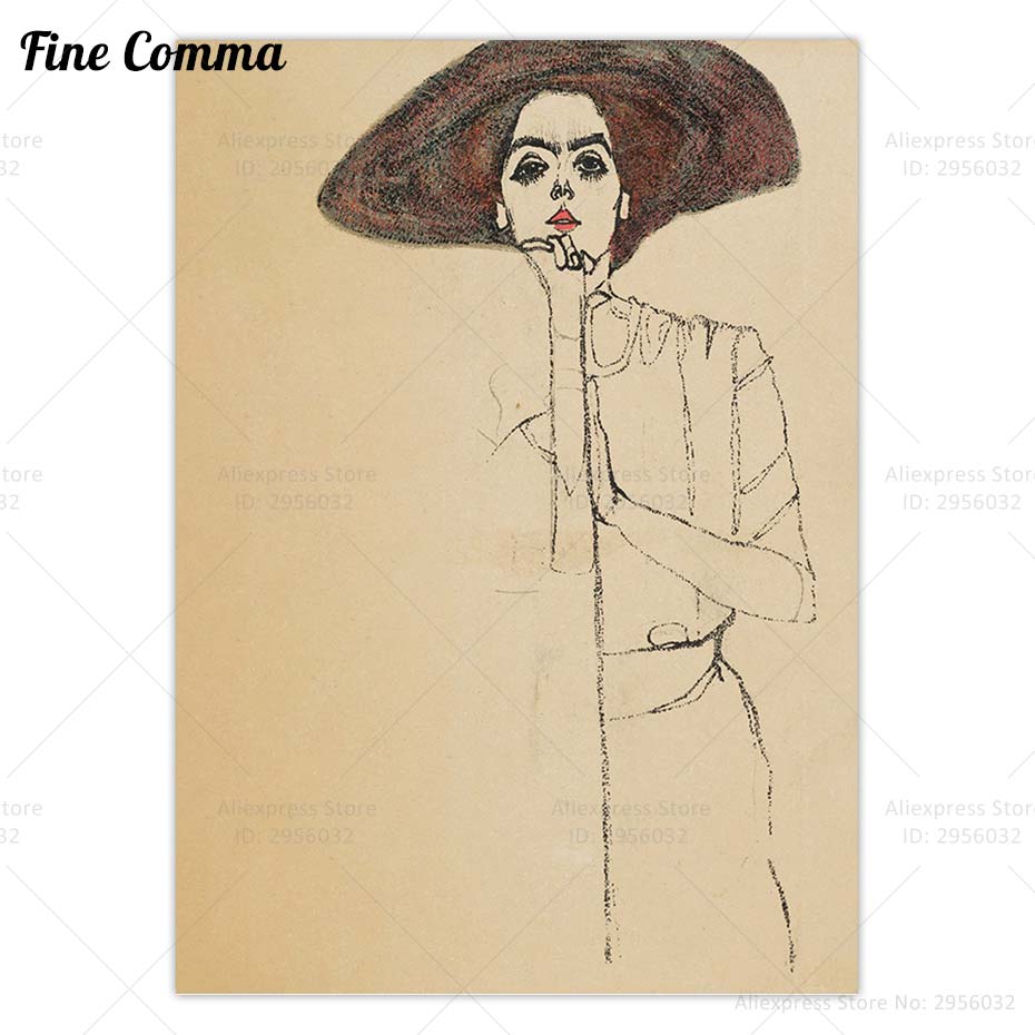 Portrait of a Woman Egon Schie - огляд і ціна Women Fashion Pose