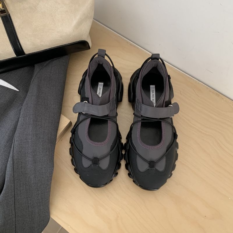 Sporty Chunky Platform Mary Ja - огляд і ціна Women'S Fashion Velcro Sneakers
