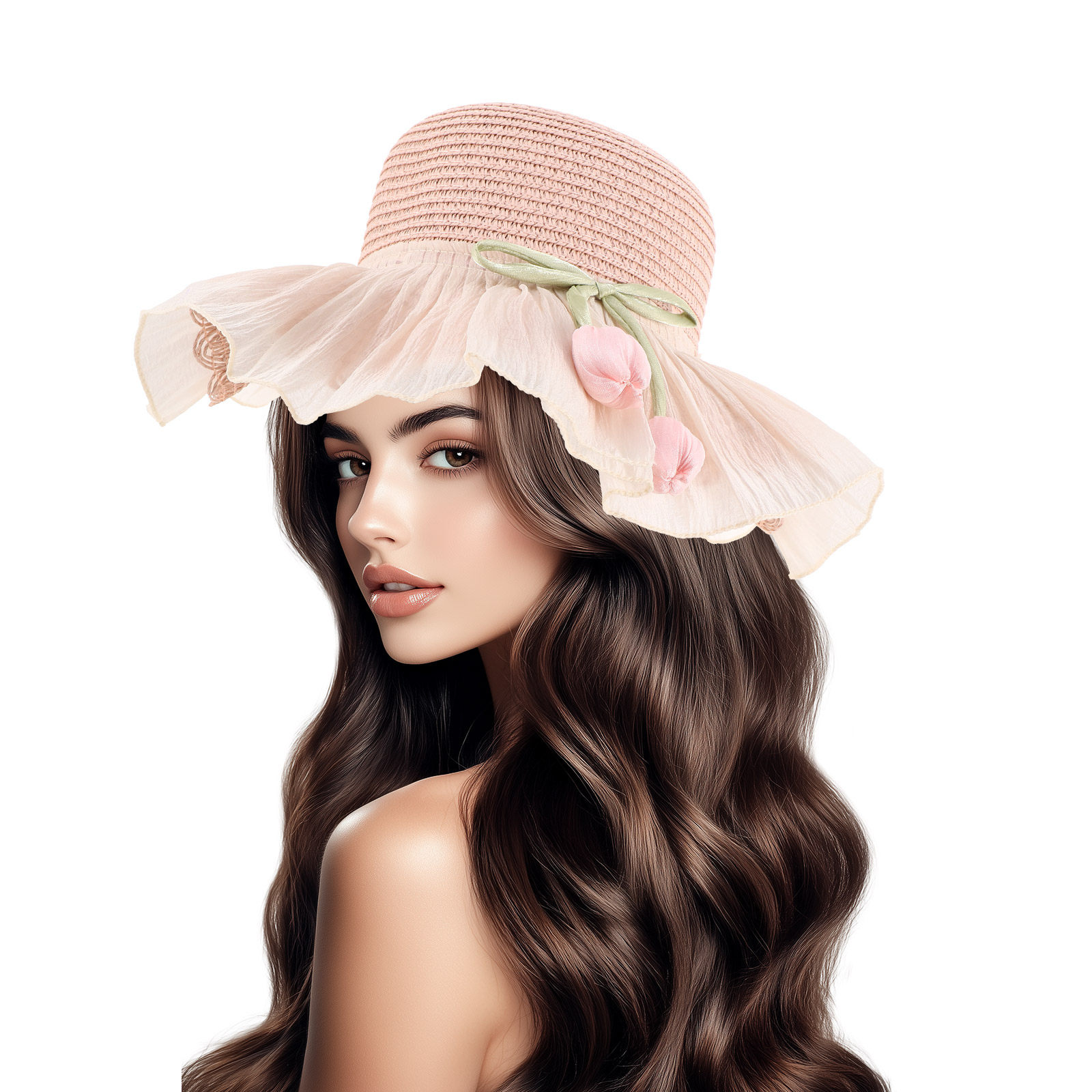 Girl Summer Straw Sun Hat Wide - огляд і ціна Straw Hat Summer