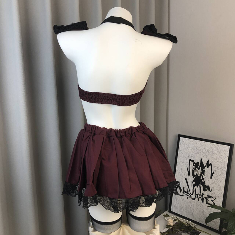 Large size sexy porno lingerie - огляд і ціна Pleated Skirt Women