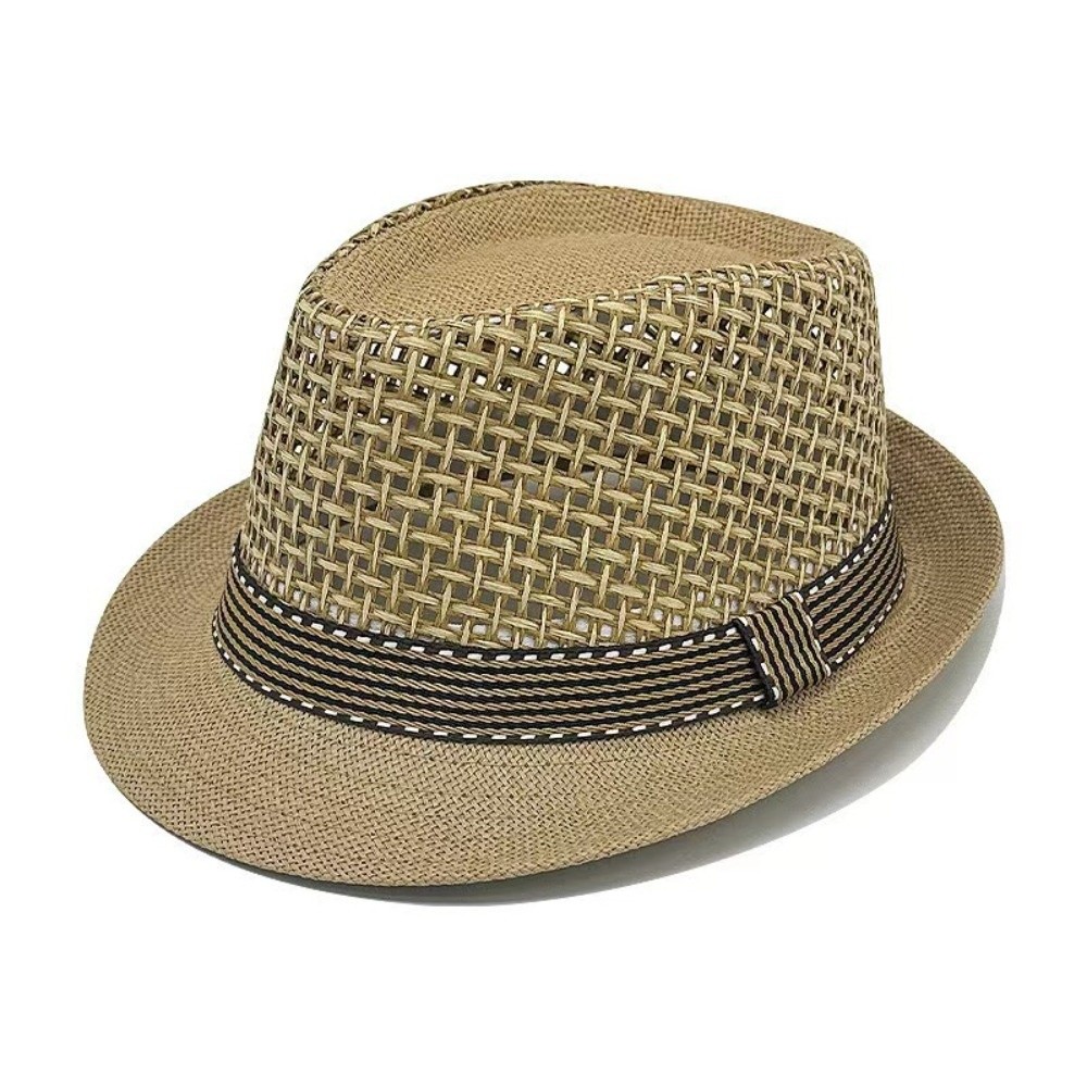 Short Brim Men Panama Hat Brea - огляд і ціна Straw Hat Summer