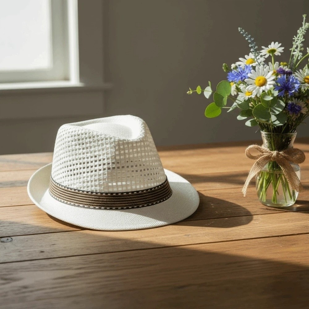Short Brim Men Panama Hat Brea - огляд і ціна Straw Hat Summer