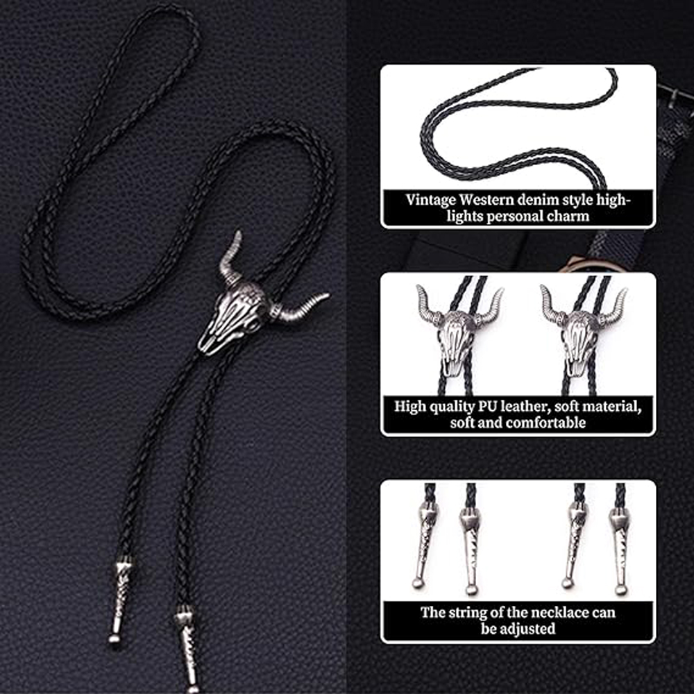 Mens Leather Necklace, Adjusta - огляд і ціна Women'S Fashion Wild West