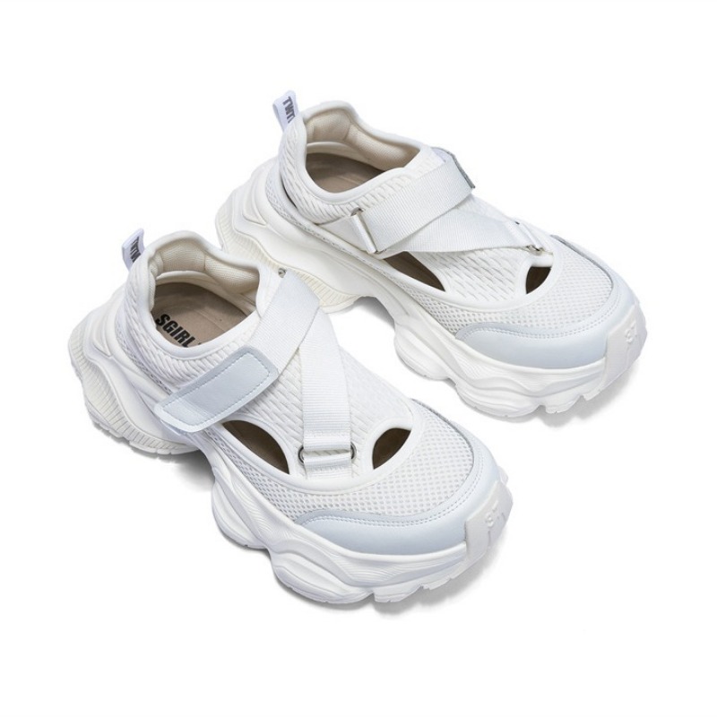 Women's Hollow Breathable Dad  - огляд і ціна Women'S Fashion Velcro Sneakers
