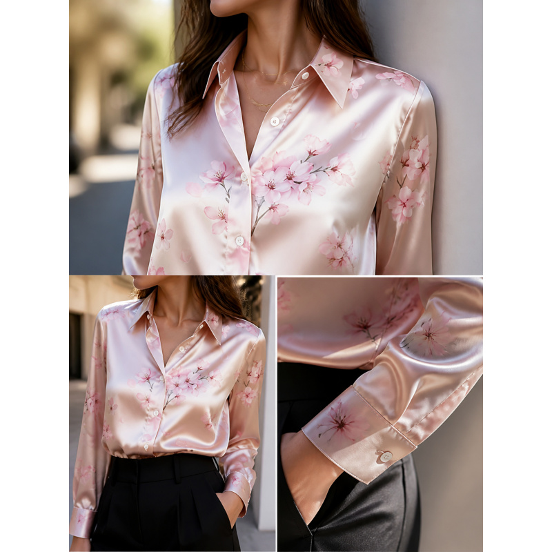2026Fashion lapel collar long  - огляд і ціна Women Top Fashion