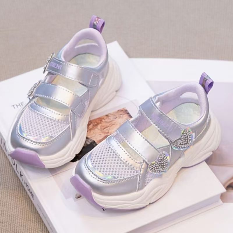 Summer New Girls Mesh Hollow O - огляд і ціна Women'S Fashion Velcro Sneakers