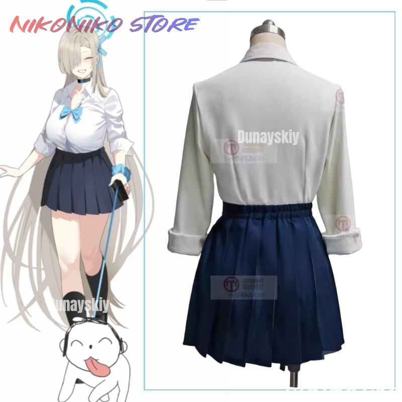 Game Blue Archive Cosplay Ichi - огляд і ціна Pleated Skirt Women