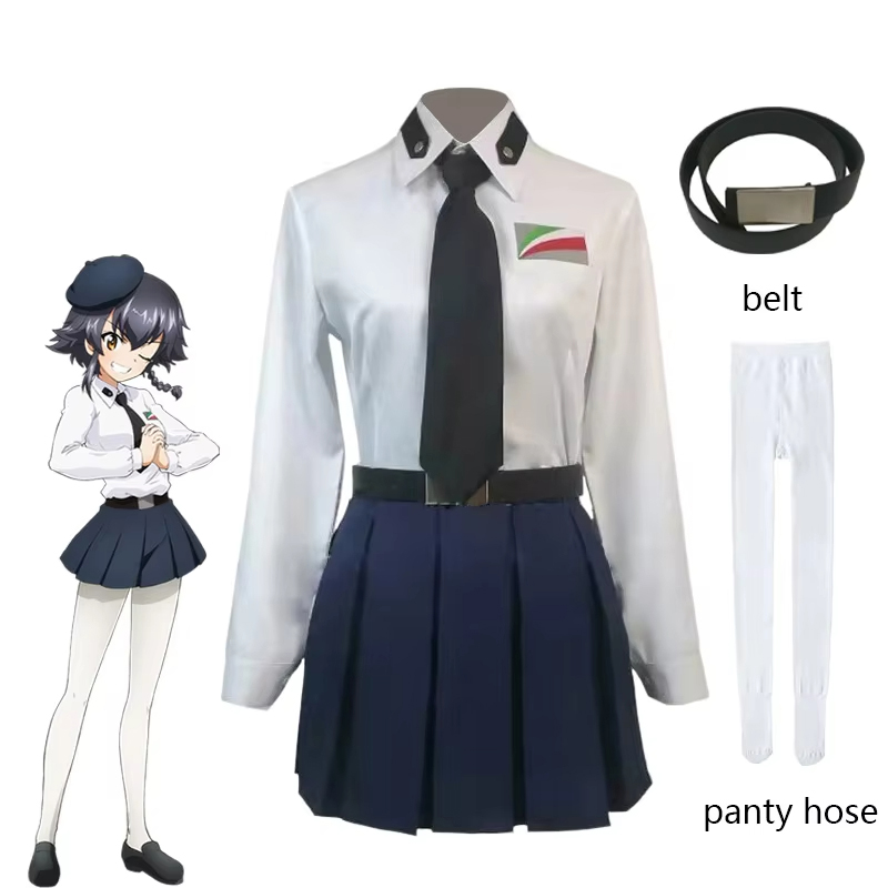 Anime GIRLS und PANZER Anzio H - огляд і ціна Pleated Skirt Women