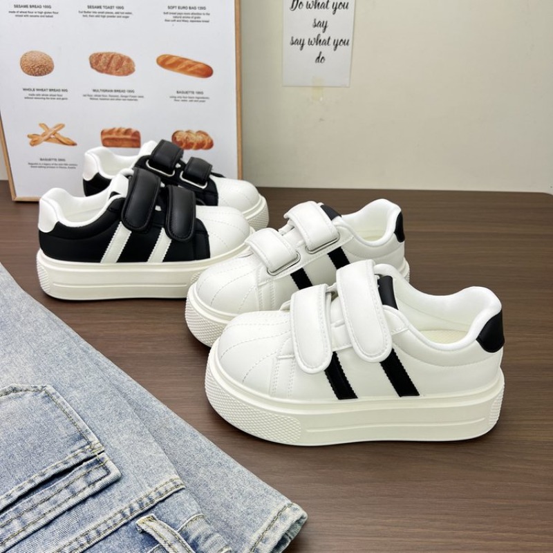 Women Striped Shell Toe Platfo - огляд і ціна Women'S Fashion Velcro Sneakers