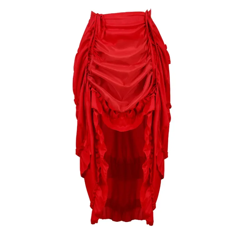Steampunk Gothic Corset With S - огляд і ціна Pleated Skirt Women