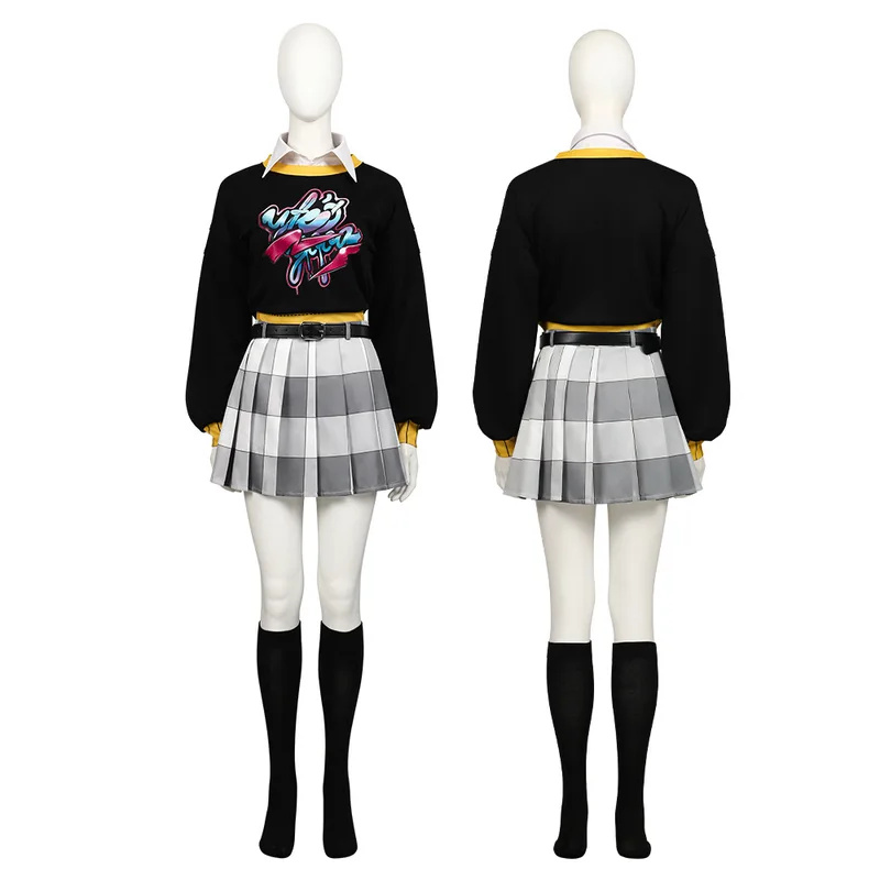 DY20Game P5X Cosplay Costume A - огляд і ціна Pleated Skirt Women
