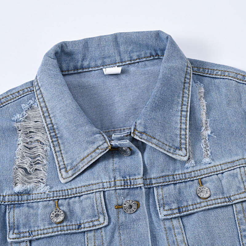 Light-colored Short Denim Shor - огляд і ціна Women'S Fashion Jackets Amazon