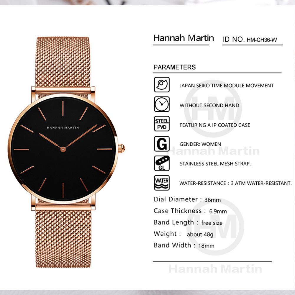 Hannah Martin Top Brand Luxury - огляд і ціна Women'S Fashion Digital Watch