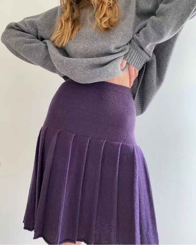 High waisted slimming versatil - огляд і ціна Pleated Skirt Women
