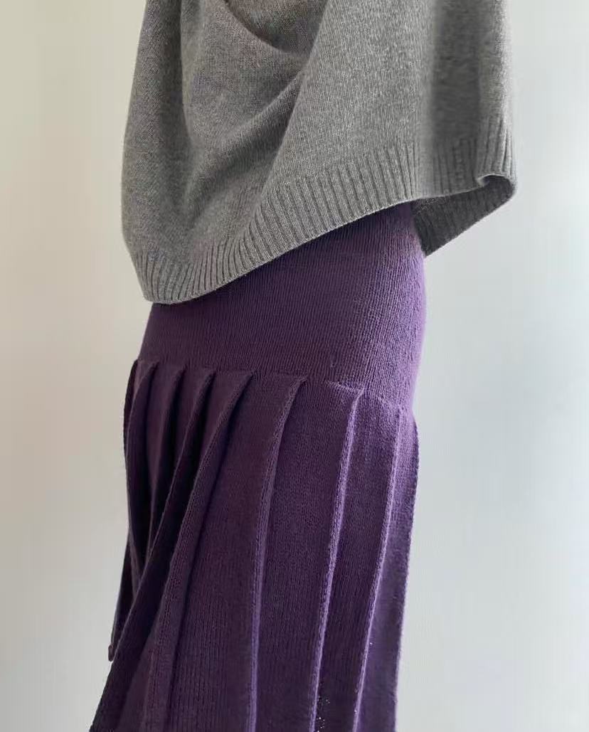 High waisted slimming versatil - огляд і ціна Pleated Skirt Women