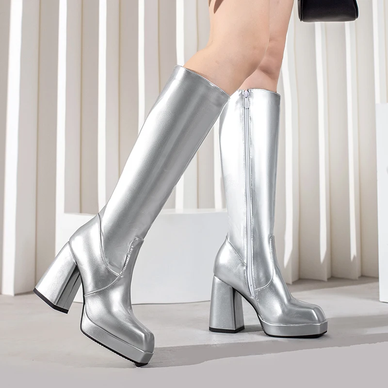 Green Winter Women Platform Kn - огляд і ціна Women'S Fashion Knee High Boots