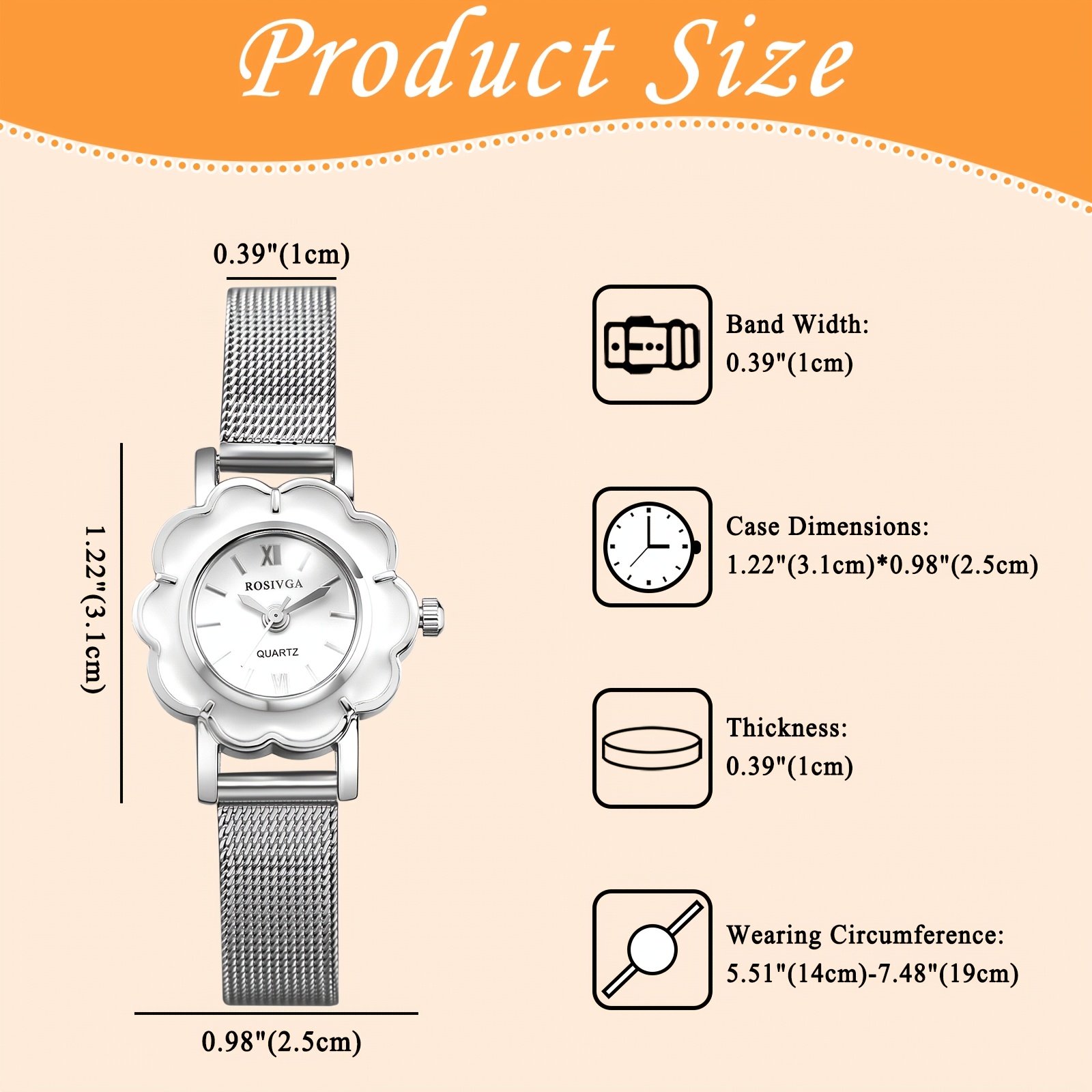 Women Floral Shape Quartz Wris - огляд і ціна Women'S Fashion Digital Watch