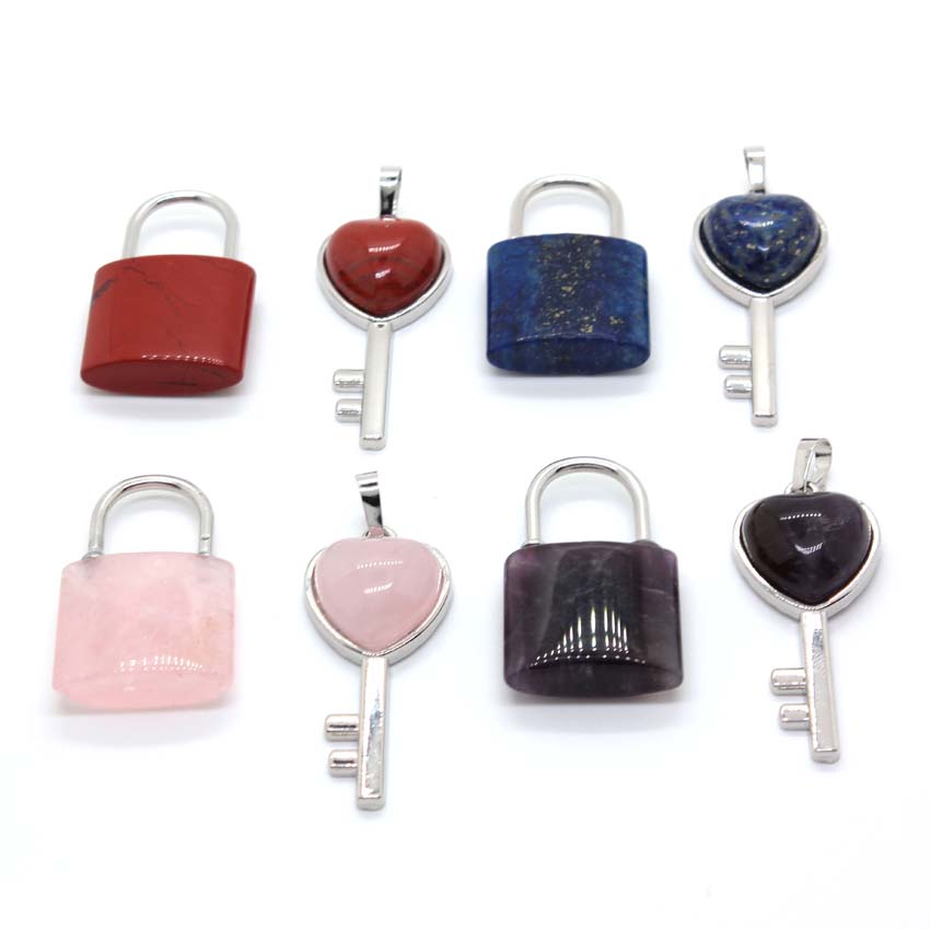 Natural Crystal Couple Lock Ne - огляд і ціна Women Fashion Pose