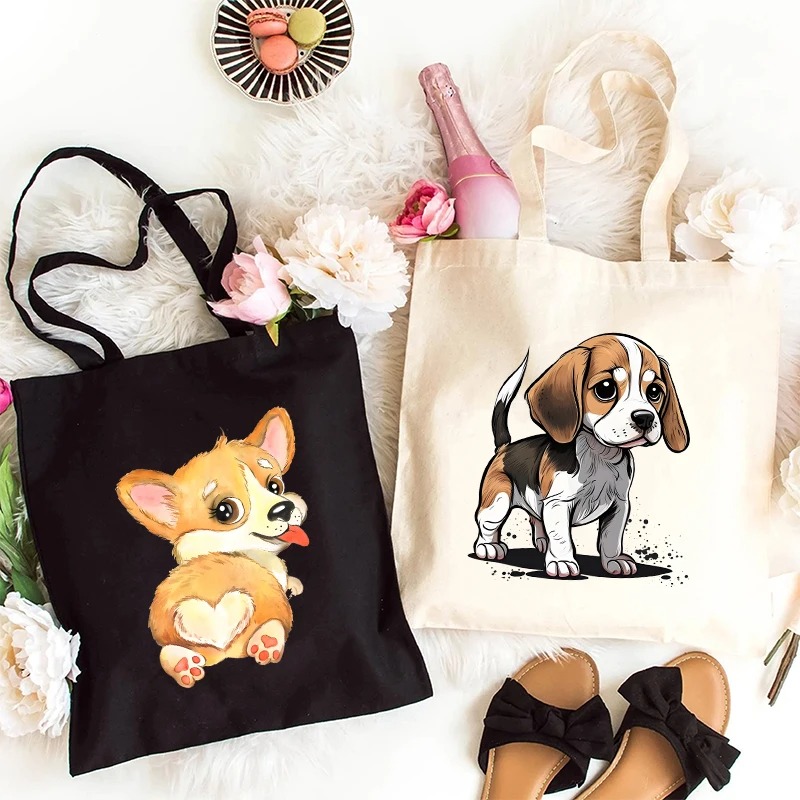 Various Poses of Puppies Tote  - огляд і ціна Women Fashion Pose