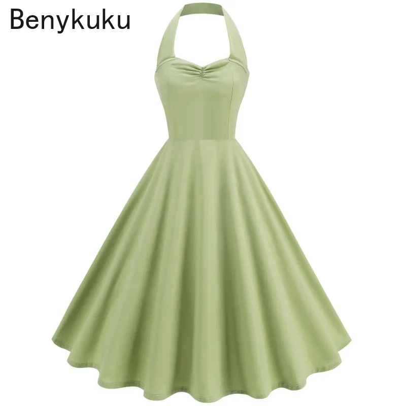 Solid Backless Pin Up 50s 60s  - огляд і ціна Women'S Fashion Of The 60S