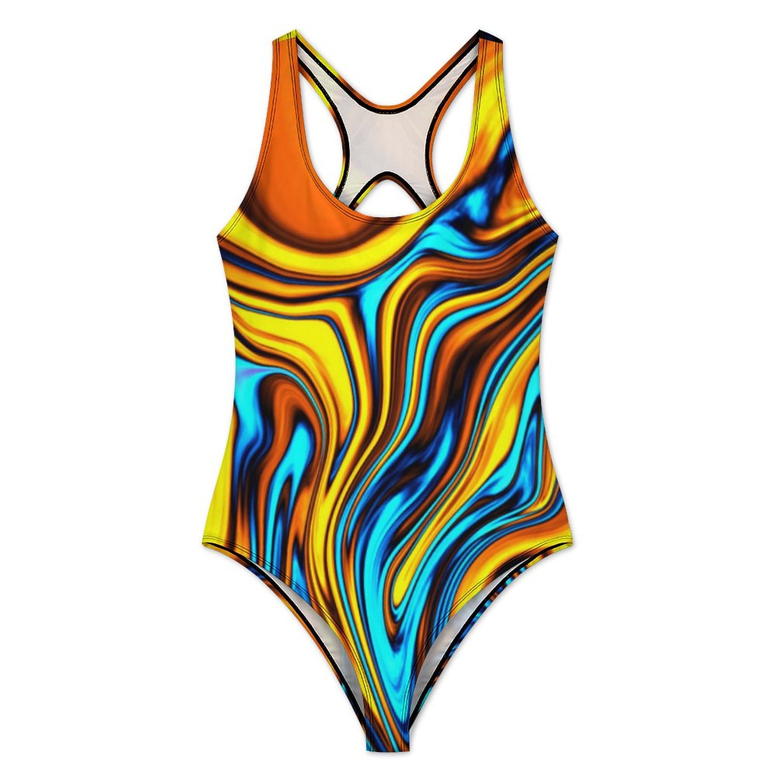 Golden Retro 60s Swimsuit Abst - огляд і ціна Women'S Fashion Of The 60S