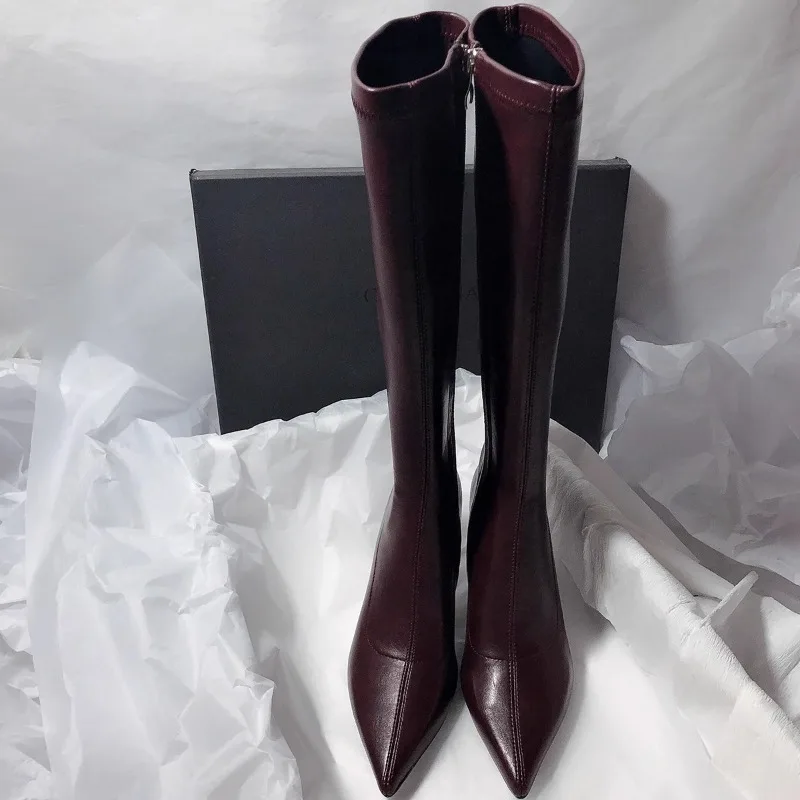 Autumn New Knee-High Stiletto  - огляд і ціна Women'S Fashion Knee High Boots