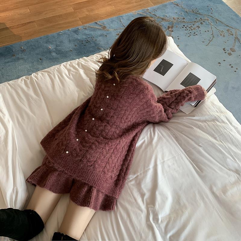 PremiumKoreanWinterStyle Set T - огляд і ціна Pleated Skirt Women