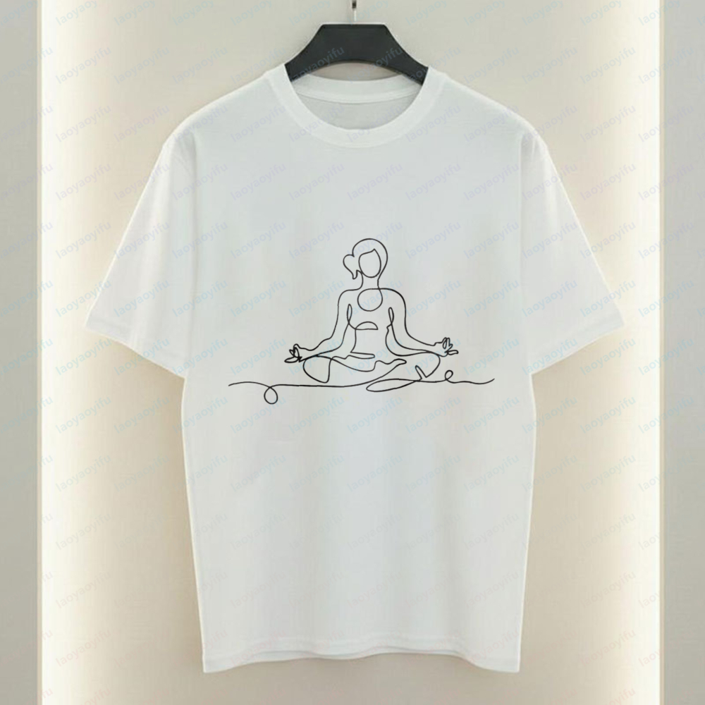 Yoga Pose T-Shirt Minimalist L - огляд і ціна Women Fashion Pose